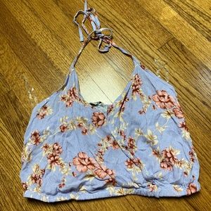 American Eagle Halter Crop